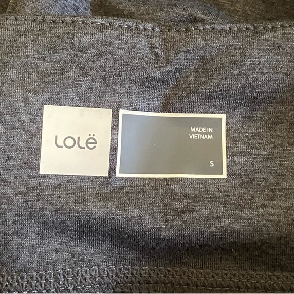 Lole Half Moon Women Small S Lounge Jogger Pants Stretch Athletic Gray Pockets - Picture 5 of 10
